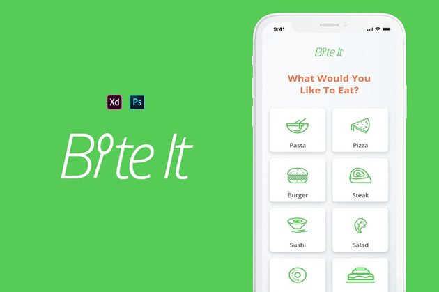 Bite It Mobile UI Kit
