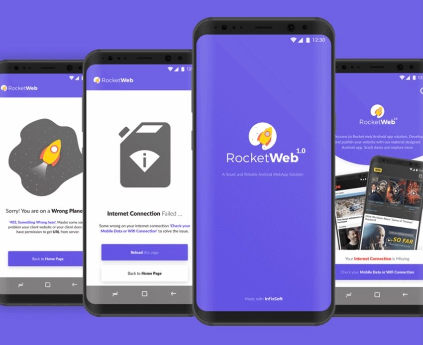 RocketWeb | Configurable Android WebView App Template