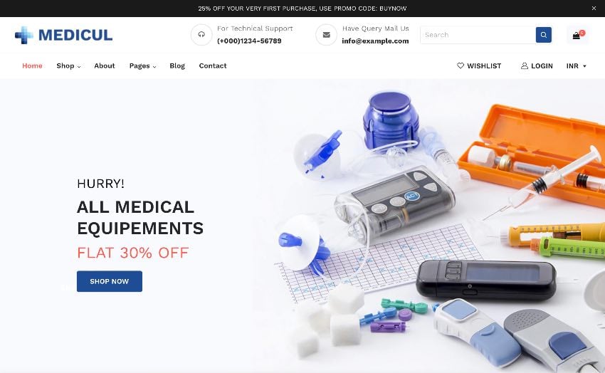 Medicul - Medical Shopify Theme