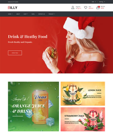 Billy - Food  Drink Store Shopify