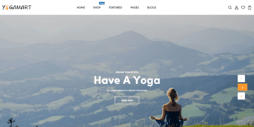 YogaMart - a wonderful Shopify theme for sporting products